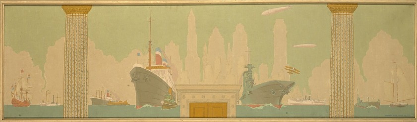 海運（壁画のための習作）