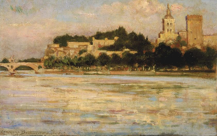The Palace of the Popes and Pont d'Avignon