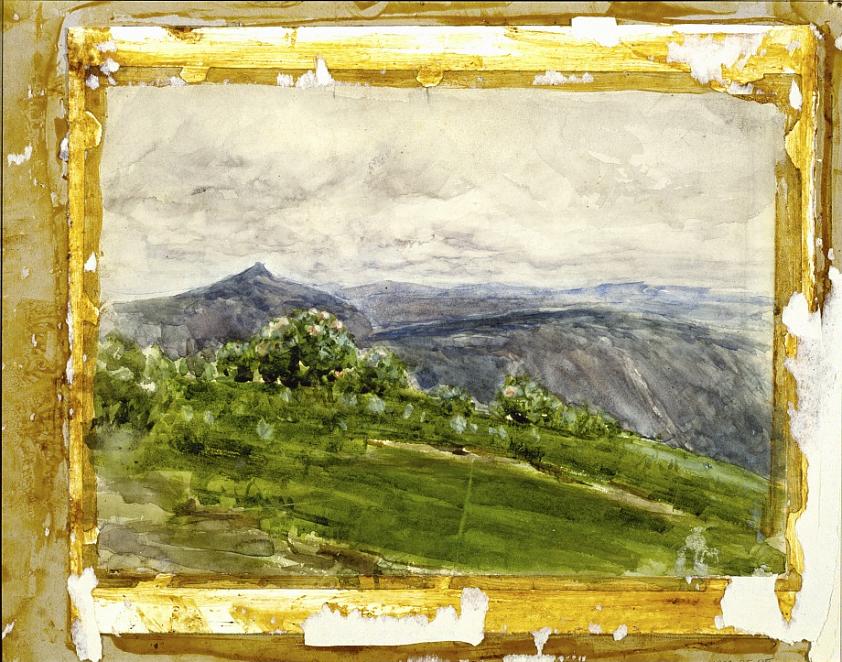ノースカロライナ州ハイランズの山の風景