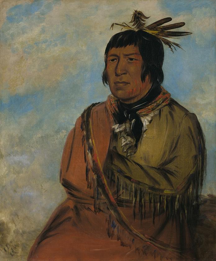 Na-pów-sa, Bear Traveling at Night, a Chief