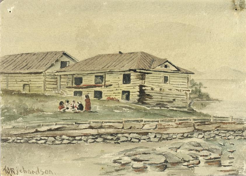 朽ちてゆく建物、アラスカ、1884年