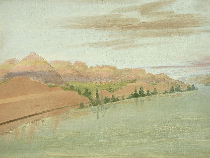 Beautiful Clay Bluffs, 1900 Miles above St. Louis