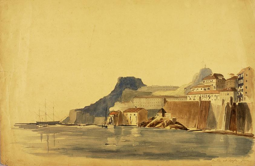 ギリシア、コルフ島の城